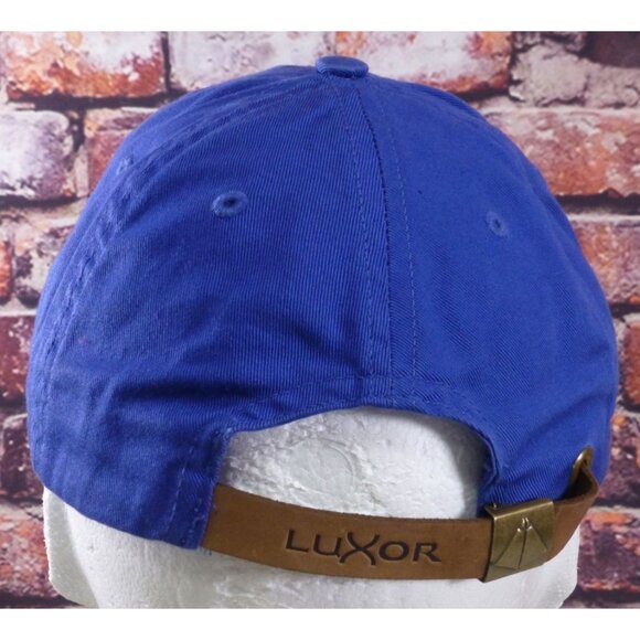 Luxor Las Vegas Blue Baseball Cap Adjustable Strapback 100% Cotton Headwear Hat - Picture 3 of 6